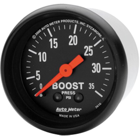 Overtime 2616 Z - Boost Pressure Gauge - 2.63 In. OV3582087